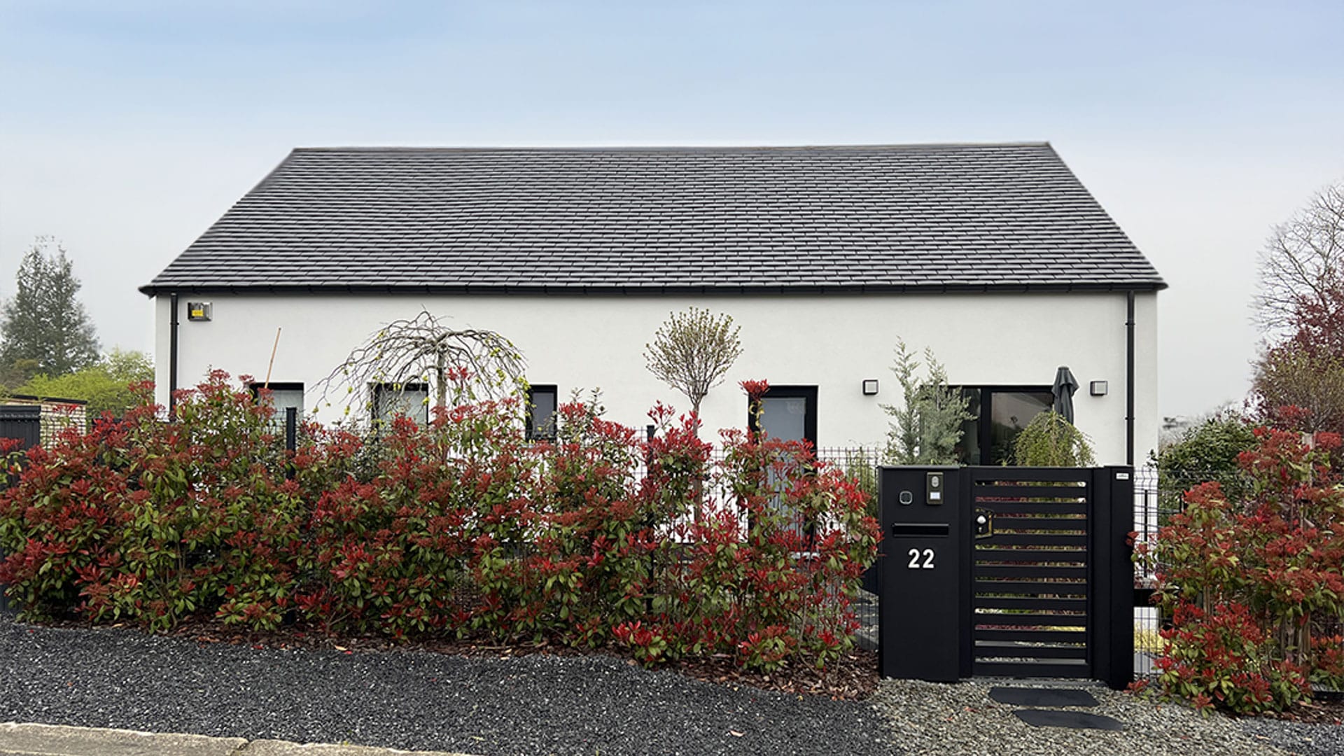 Façade d'une maison à Wépion réalisée par Maisons Compere